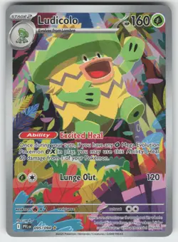 Ludicolo Illustration Rare ME02: Phantasmal Flames 095/094 Pokemon - Image 1