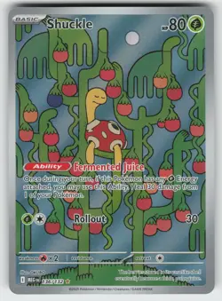 Shuckle Illustration Rare ME01: Mega Evolution 136/132 Pokemon - Image 1