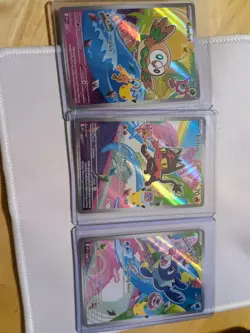 Pokemon 30th Anniversary Full Art Promo Set - Rowlet, Litten, Popplio - Image 1