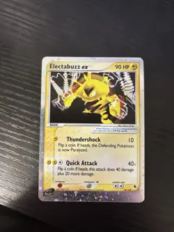 Electabuzz ex Ruby & Sapphire Holo EX Pokemon TCG 90 HP Ultra Rare EN 97/109 - Image 1