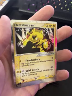 Electabuzz ex Ruby & Sapphire Holo EX Pokemon TCG 90 HP Ultra Rare EN 97/109 - Image 3