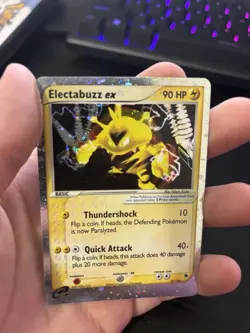 Electabuzz ex Ruby & Sapphire Holo EX Pokemon TCG 90 HP Ultra Rare EN 97/109 - Image 4