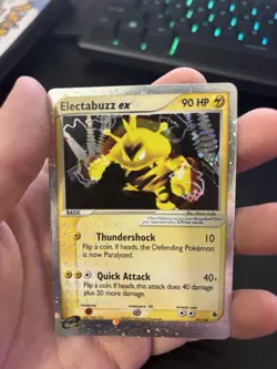 Electabuzz ex Ruby & Sapphire Holo EX Pokemon TCG 90 HP Ultra Rare EN 97/109 - Image 5