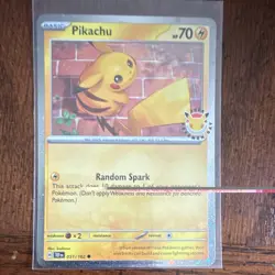 The Pokemon Company Pikachu 051/162 Promo Holo Pokemon Day Random Spark HP70 Eng - Image 1