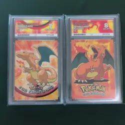Pokemon Topps (Blue Logo) Charizard ACE graded - Image 1