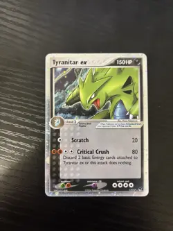 Pokemon TCG Tyranitar ex 017/017 POP Series 1 Promo Holo Ultra Rare EN - Image 1