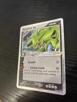 Pokemon TCG Tyranitar ex 017/017 POP Series 1 Promo Holo Ultra Rare EN - Image 2
