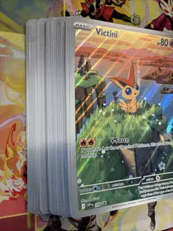 60x 2025 Pokemon SVP EN Victini Jumbo Black Star Promo BSP #208 (b) - Image 2