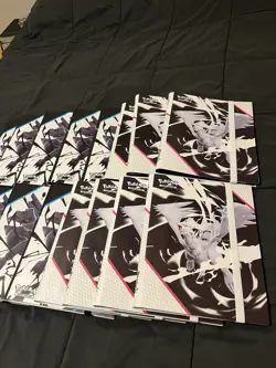 Pokemon Black Bolt White Flare Binder Collection Binders Only Lot Of 16 - Image 3