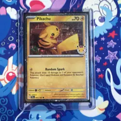The Pokemon Company Pikachu TEF 051/162 Promo Pokemon day - Image 1