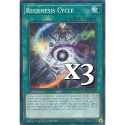 3X Regenesis Cycle DUAD-EN063 C Duelist's Advance NM 1st Ed YUGIOH - Image 1