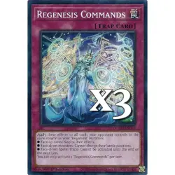 3X Regenesis Commands DUAD-EN077 C Duelist's Advance NM 1st Ed YUGIOH - Image 1