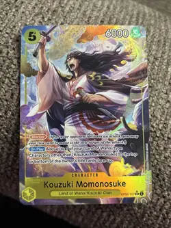 Kouzuki Momonosuke OP06-107 SR Alt art One piece - Image 1