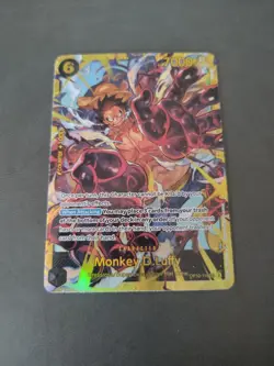 One Piece Monkey D Luffy OP10-118 Secret Rare Royal Blood Mint NM Condition - Image 3