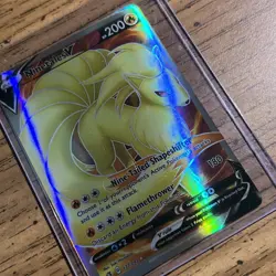 Pokemon TCG Ninetales v Rebel Clash Holo Full Art Ultra Rare Card 177/192 - Image 2