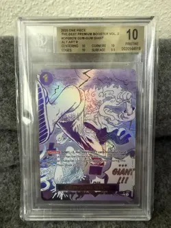 Gum-Gum Giant OP09-078 Luffy One Piece Manga Card the Best Vol. 2 PRB-02 - Image 1