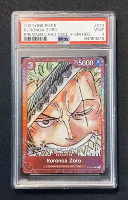 Roronoa Zoro ST01-013 Promo Premium Card Collection ONE PIECE FILM RED PSA 9 - Image 1