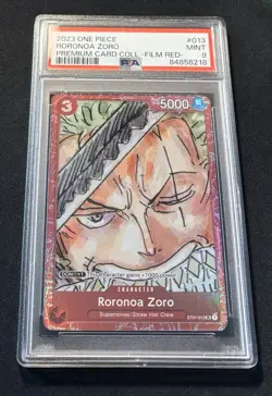 Roronoa Zoro ST01-013 Promo Premium Card Collection ONE PIECE FILM RED PSA 9 - Image 2