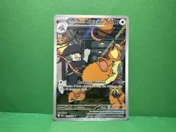 Pokemon TCG Team Rockets Raticate Card 202/182 Destined Rivals - Image 1
