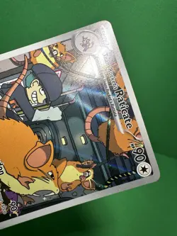 Pokemon TCG Team Rockets Raticate Card 202/182 Destined Rivals - Image 3