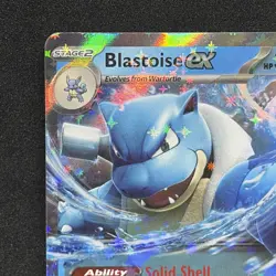 Pokemon TCG Blastoise EX Scarlet & Violet Holo Double Rare Card 009/165 - Image 2