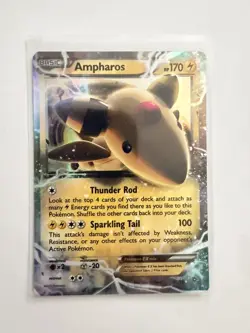 Ampharos EX 27/98 XY Ancient Origins Pokemon Card - Image 1