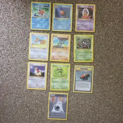 Pokemon 1999 Base Set 1st edition Shadowless Bundle Cards NM-LP Condition - Image 1
