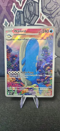 Pokemon TCG Wailord Special Illustration Rare Card Journey Together 162/159 - Image 1