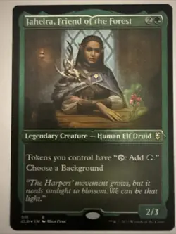Jaheira, Friend of the Forest - ETCHED FOIL - Commander Legends: Baldur's Gate - Image 1