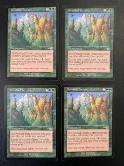 MTG- Overlaid Terrain x4 - Nemesis - Image 1