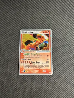Pokemon TCG Charizard ex 105/112 Fire Red Leaf Green Holo MP/HP - Image 3