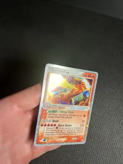 Pokemon TCG Charizard ex 105/112 Fire Red Leaf Green Holo MP/HP - Image 4