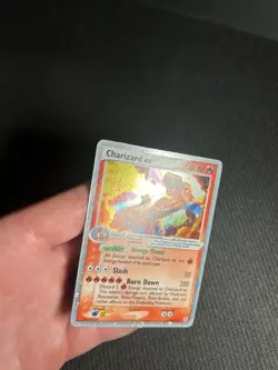 Pokemon TCG Charizard ex 105/112 Fire Red Leaf Green Holo MP/HP - Image 5