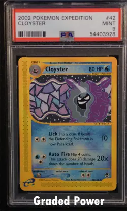 Expedition Cloyster PSA 9 42/165 Pokemon (3928) - Image 1