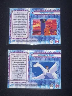 TWO Cards "A Fanciful Flight" | “Farewell Lugia” Pokemon Topps Card 2000 65,68 - Image 2