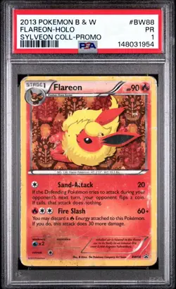 PSA 1 Flareon Holo #BW88 Black Star Promo 2013 Pokemon PR - Image 1