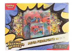Pokemon Ascended Heroes Mega Feraligatr EX Sealed Box Set - BNIB - Image 1