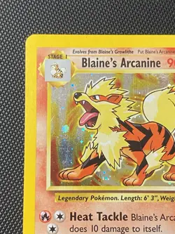 Pokemon TCG Blaine's Arcanine Gym Challenge 1 Holo Unlimited Rare NM - Image 4