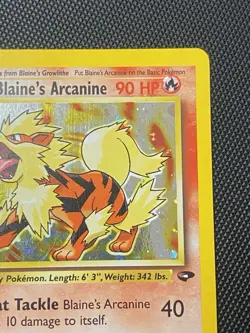 Pokemon TCG Blaine's Arcanine Gym Challenge 1 Holo Unlimited Rare NM - Image 5