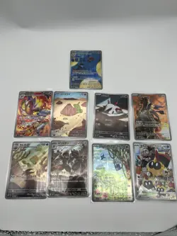 Japanese pokemon 9 card AR lot - Image 1