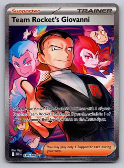 Team Rocket's Giovanni 238/182 SIR Sv10 Destined Rivals Eng NM - Image 1