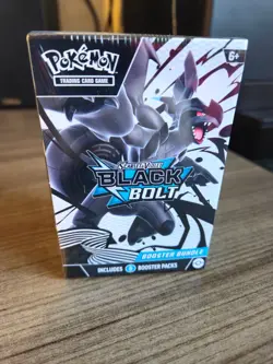 Pokemon TCG SV: Black Bolt Booster Bundle - Factory Sealed - 6 Packs - Image 1