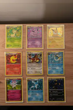 Pokemon TCG - Eevee Promo Collection - BW87 to BW94 + XY04 LP - Image 1