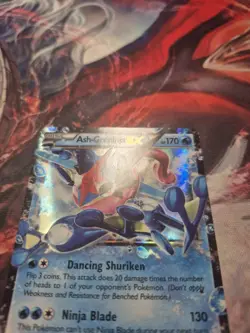 Ash-Greninja EX - XY133 Black Star Promo Pokemon - LP/MP - Image 2