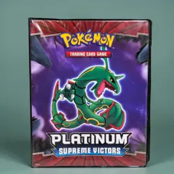 Pokemon Platinum Supreme Victors 4-Pocket Portfolio Binder Rayquaza Absol 2009 - Image 1