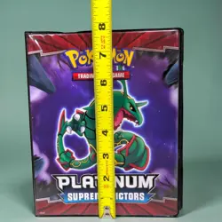 Pokemon Platinum Supreme Victors 4-Pocket Portfolio Binder Rayquaza Absol 2009 - Image 2
