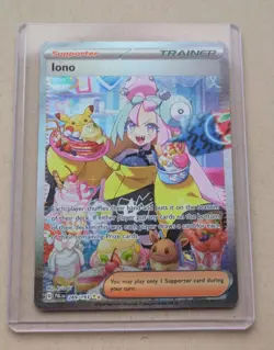 Pokemon Iono 269/193 SV02 Paldea Evolved Special Illustration Rare Holo FA - Image 1