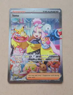Pokemon Iono 269/193 SV02 Paldea Evolved Special Illustration Rare Holo FA - Image 3
