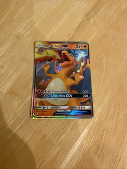 Pokemon TCG Charizard GX Hidden Fates 9/68 Holo Ultra Rare - Image 2