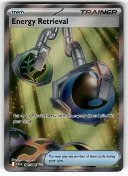 Energy Retrieval 108/086 Ultra Rare ME04: Chaos Rising Pokemon Holo Near Mint - Image 1